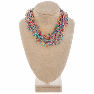 Multi Colored Beaded Necklace